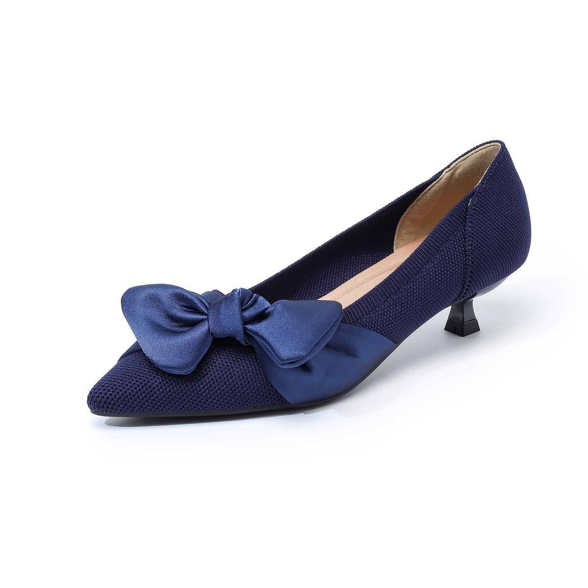 Soft-soled Low-heeled Shoes That Don't Cause Fatigue Even After Long Standing. Features A Butterfly Knot Design for Breathability And A Effect On The Feet. Essential Commuting Shoes for Office Workers. Women's Style., Women Shoes