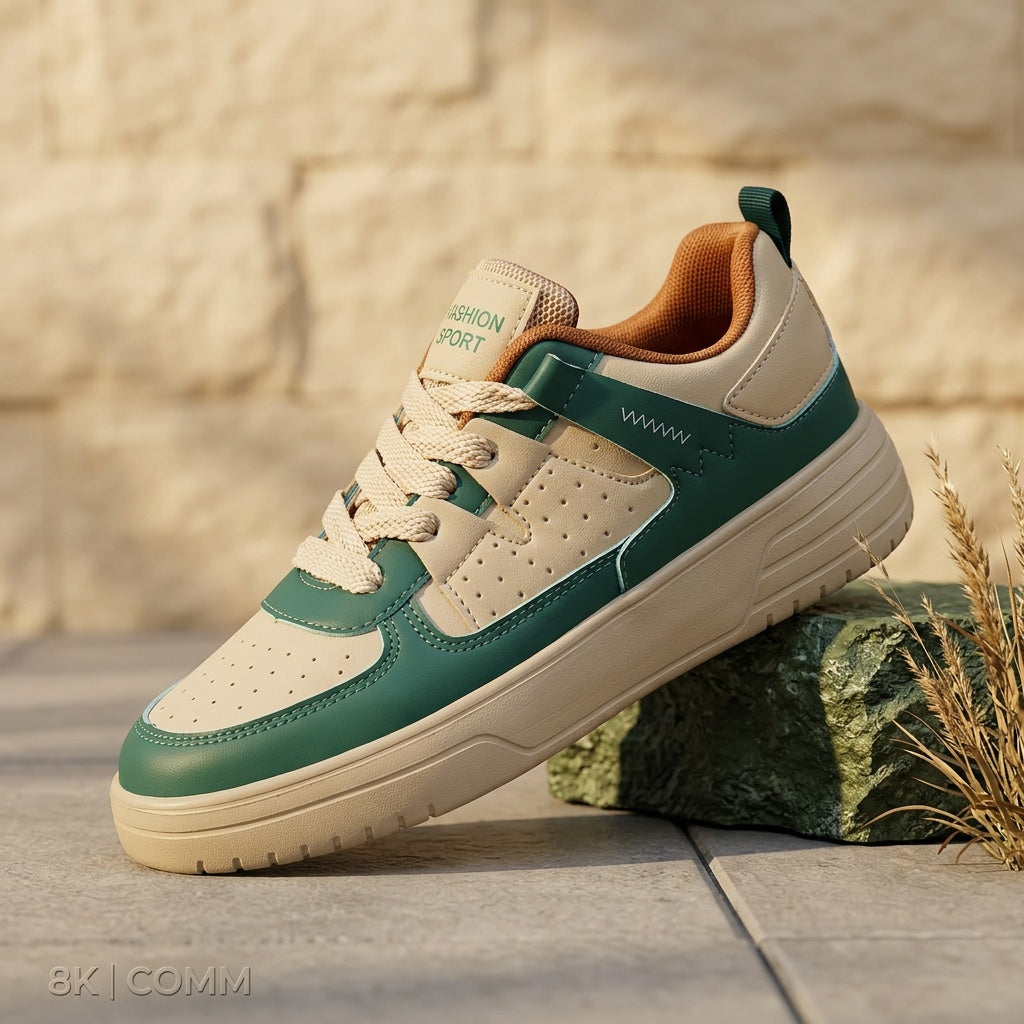 Women's Casual Fashion Sneakers with Laces, Women Shoes