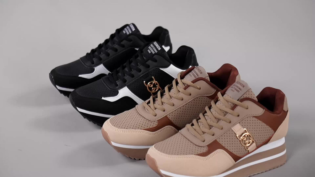 Women'S Trendy Height-Increasing Lightweight, Convenient, Fashionable, Comfortable, Wear-Resistant All-Season Lace-Up Soft-Designed Campus-Style, Youthful Casual Road Running Shoes, Women Shoes, Sneakers