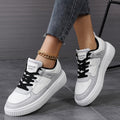 Women's Casual Fashion Sneakers with Laces, Women Shoes