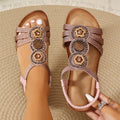 Women'S Shoes in a New Bohemian Ethnic Style, Perfect for Summer Outings, Featuring Beach Sandals Available in Sizes 36-42. They Are Durable, Comfortable, Slip-Resistant, Shock-Absorbing, Women Shoes