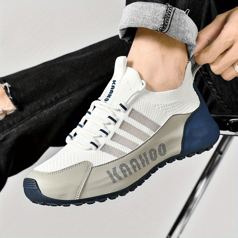 Women'S Casual Athletic Shoes Unisex Fashion Versatile Thick-Soled Casual Shoes Outdoor Sports Anti-Slip Running Casual Shoes White Deep Blue, Women Shoes, Sneakers