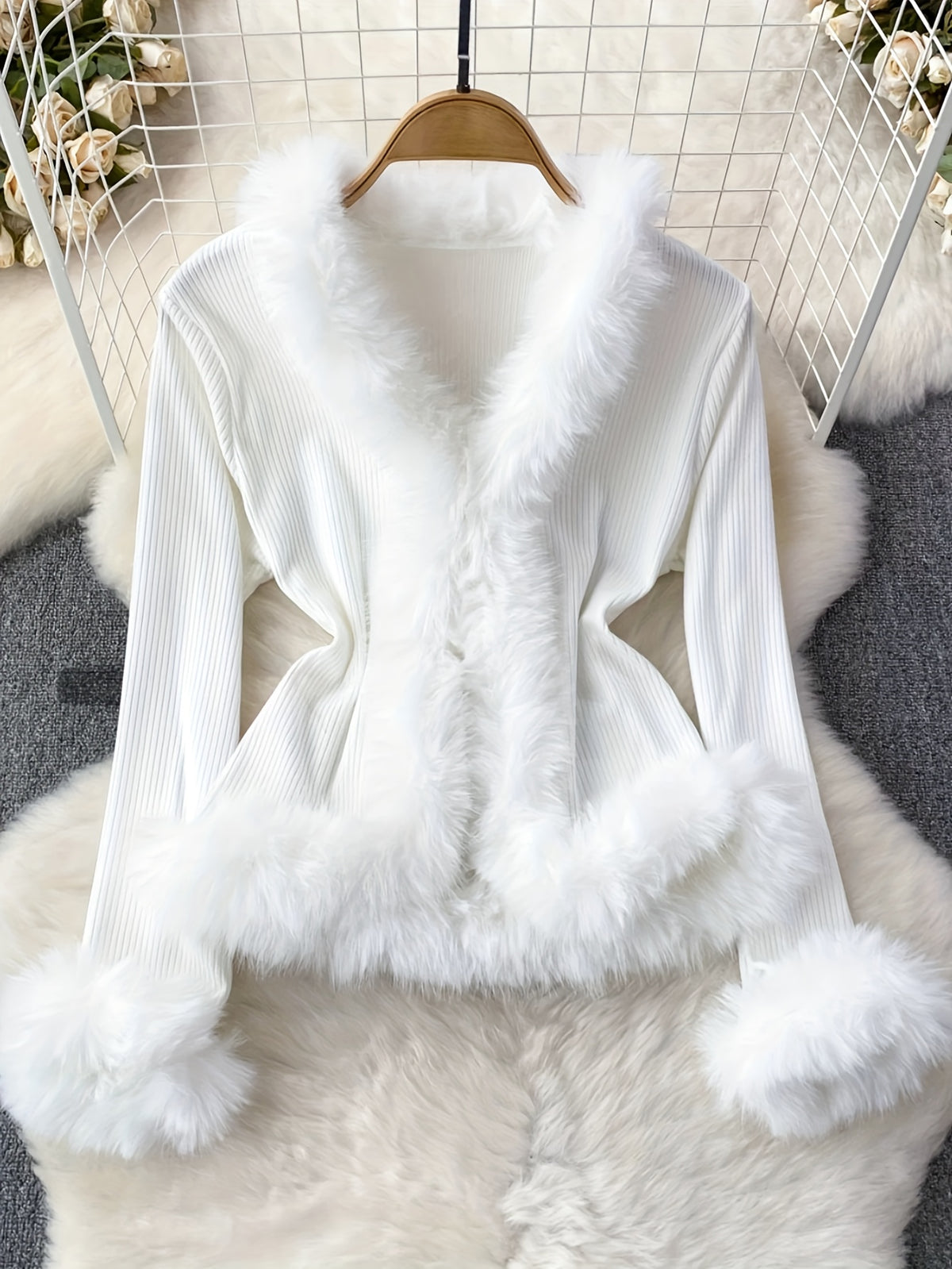Casual Faux Top For Women | V-Neck, Long Sleeve, Solid Color, Fall/Winter Season