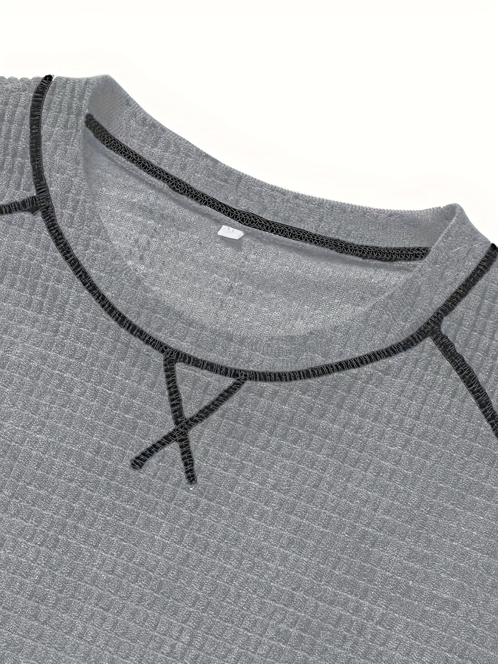 Men'S Comfortable Pullover Sweater, Fashionable Long Sleeve T-Shirt, Spring And Autumn Casual Trendy Top