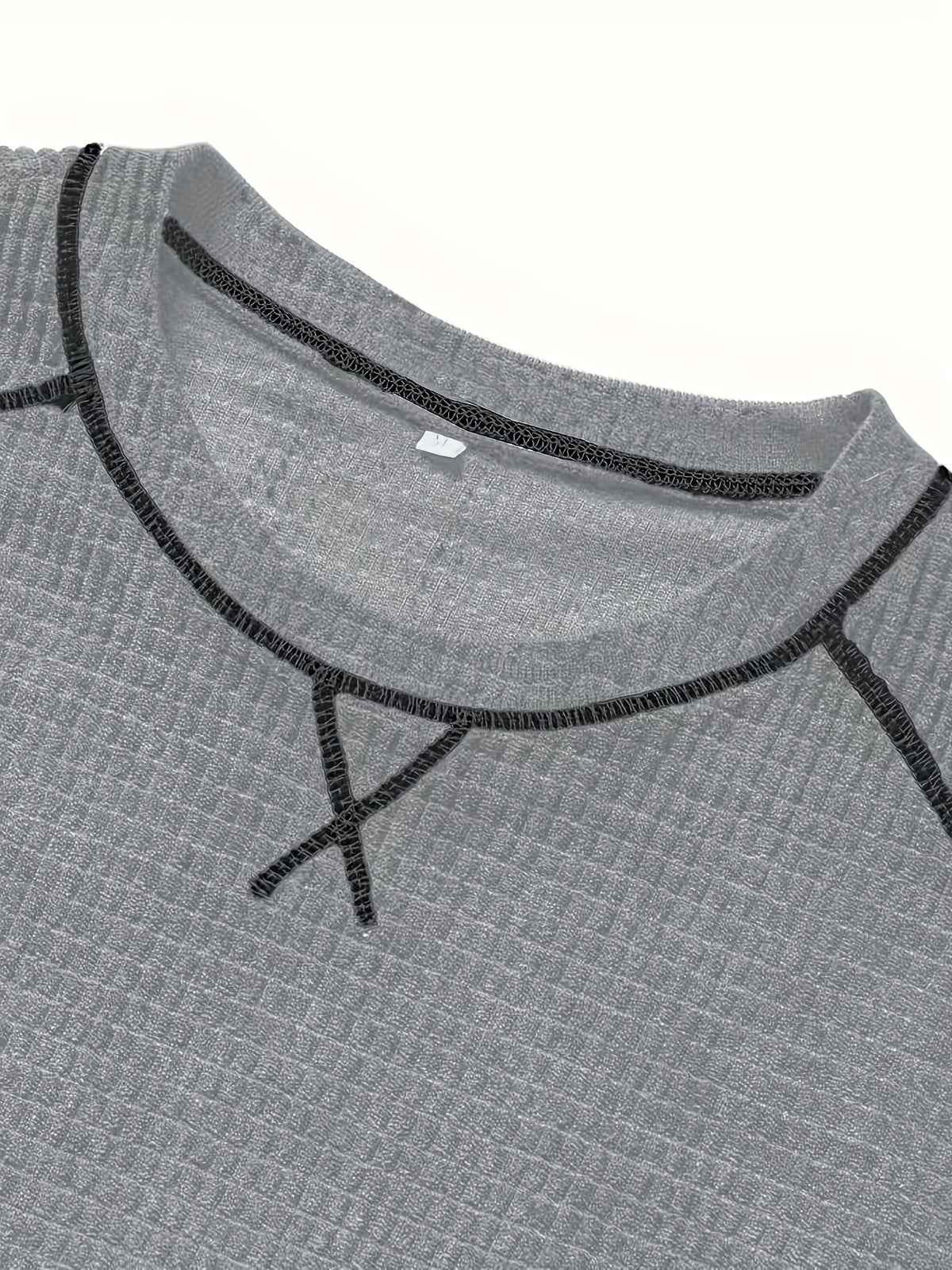 Men'S Comfortable Pullover Sweater, Fashionable Long Sleeve T-Shirt, Spring And Autumn Casual Trendy Top