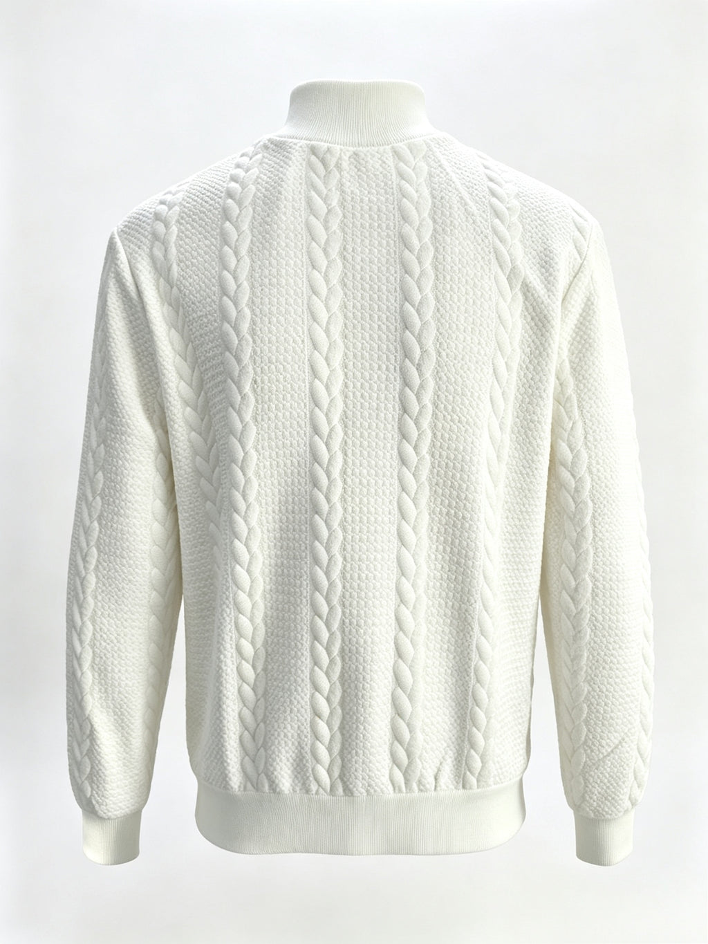 Hot! Brand New Design Men's High Round-Neck Sweatshirt, Fashionable Big Twisted Pattern Design Men's Classic Casual Sweatshirt for Autumn and Winter, Spring Long-sleeved Sweatshirt