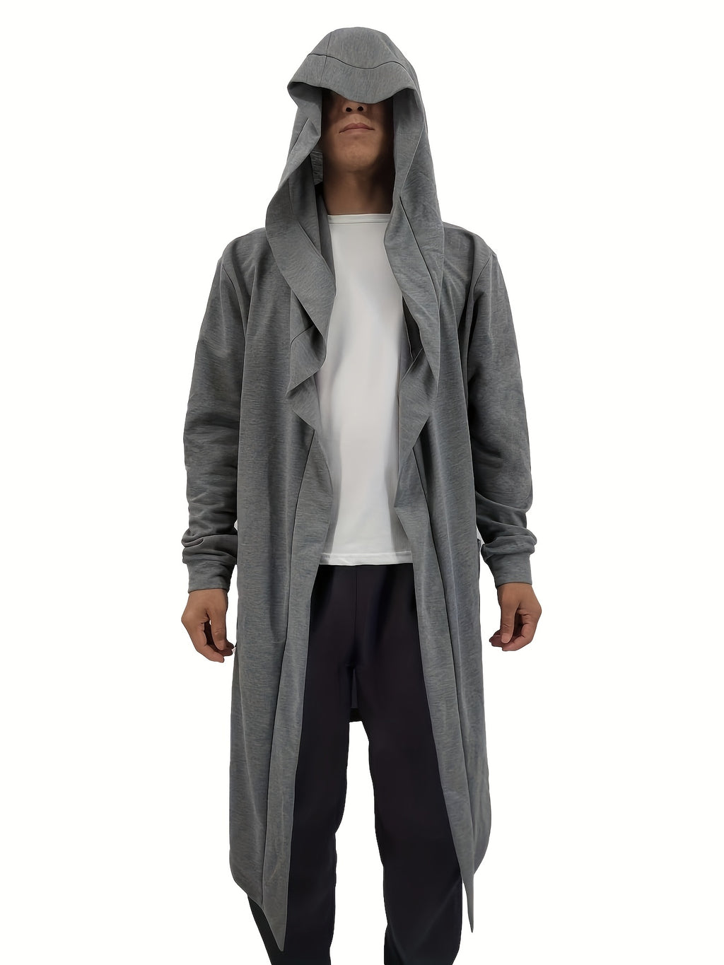 Men's Hooded Cardigan Robe, Casual Home Sleepwear for Daily Wear, Winter Clothes for Men