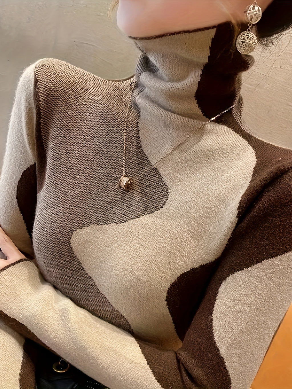 High Collar Sweater Women's Inner Wear Autumn and Winter Fashionable New Style Popular Fashion Bottoming Shirt Women's Top
