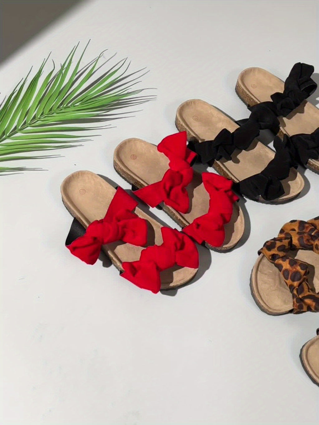 Women Bowknot Sandals Ladies Casual Flip Flops Woman Slippers, Women Shoes