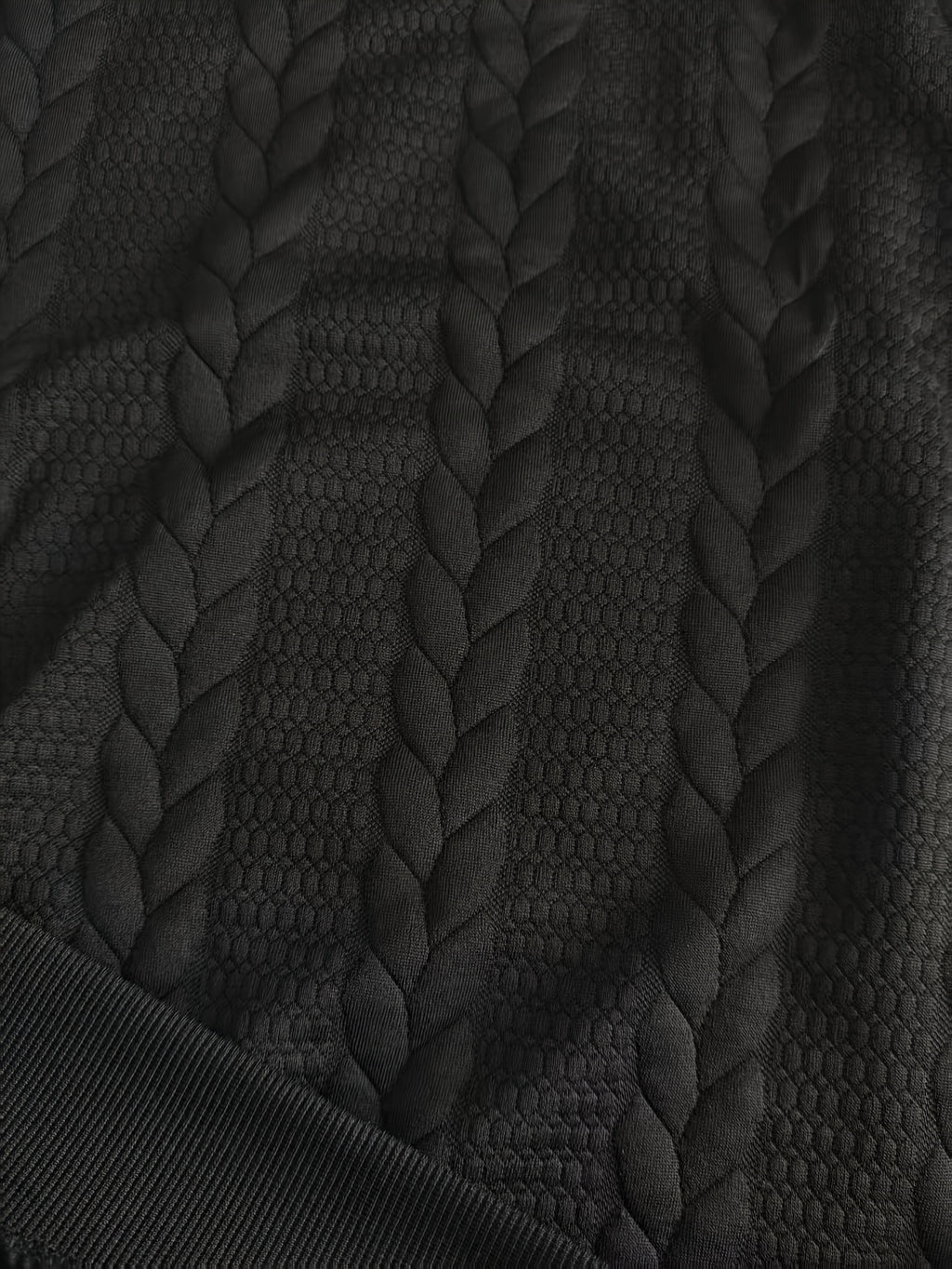 Hot! Brand New Design Men's High Round-Neck Sweatshirt, Fashionable Big Twisted Pattern Design Men's Classic Casual Sweatshirt for Autumn and Winter, Spring Long-sleeved Sweatshirt
