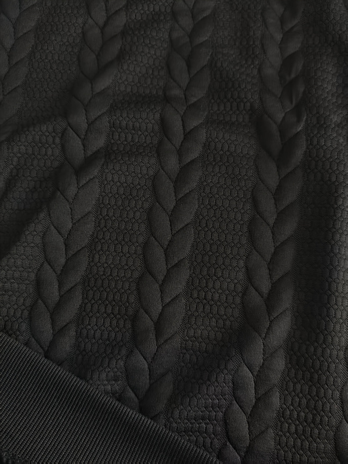 Hot! Brand New Design Men's High Round-Neck Sweatshirt, Fashionable Big Twisted Pattern Design Men's Classic Casual Sweatshirt for Autumn and Winter, Spring Long-sleeved Sweatshirt