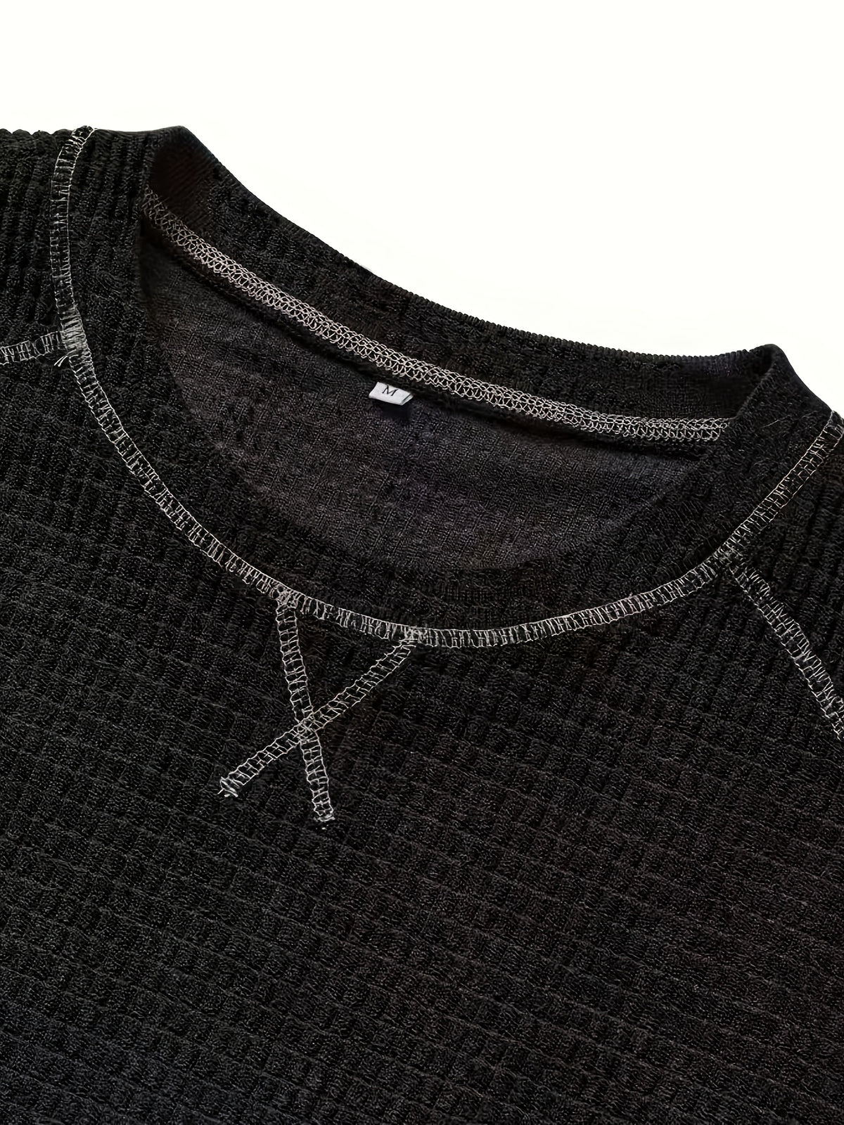 Men'S Comfortable Pullover Sweater, Fashionable Long Sleeve T-Shirt, Spring And Autumn Casual Trendy Top