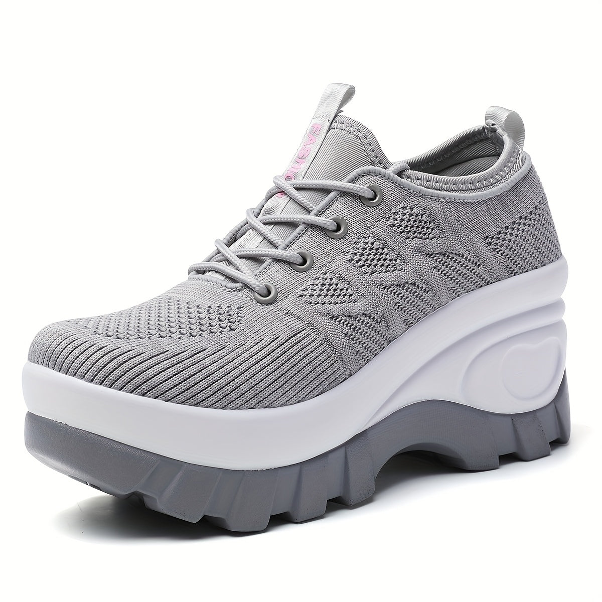 New Spring Summer Style Women'S Shoes Casual Athletic Shoes Comfortable Daily Thick Sole Height Increasing Women Shoes, Sneakers
