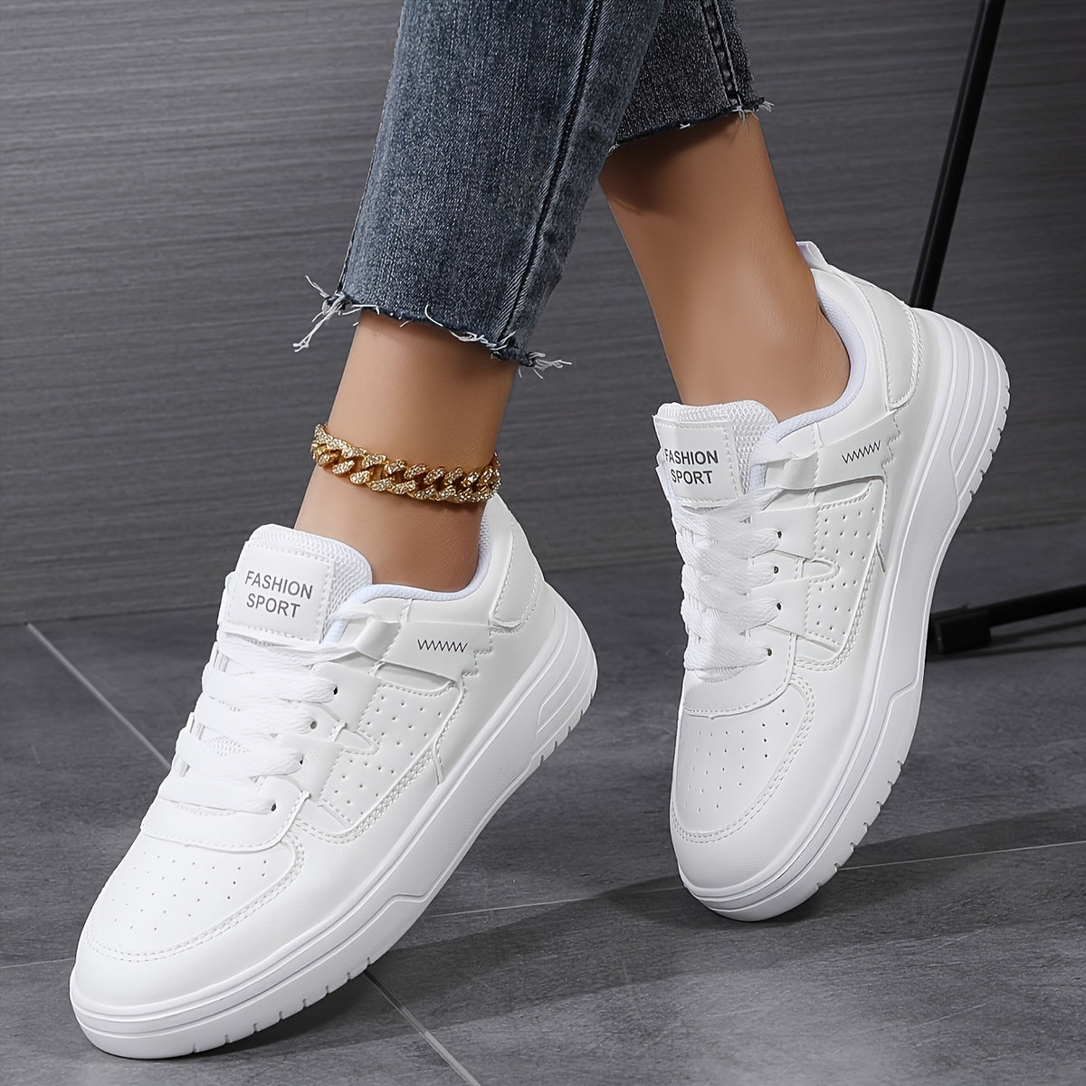 Women's Casual Fashion Sneakers with Laces, Women Shoes