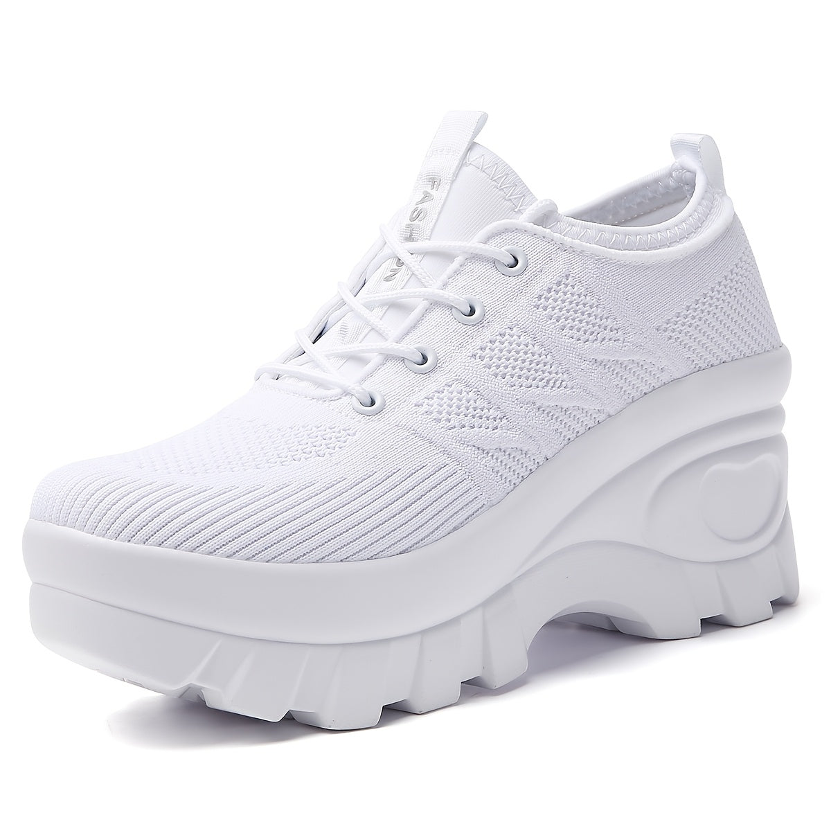 New Spring Summer Style Women'S Shoes Casual Athletic Shoes Comfortable Daily Thick Sole Height Increasing Women Shoes, Sneakers