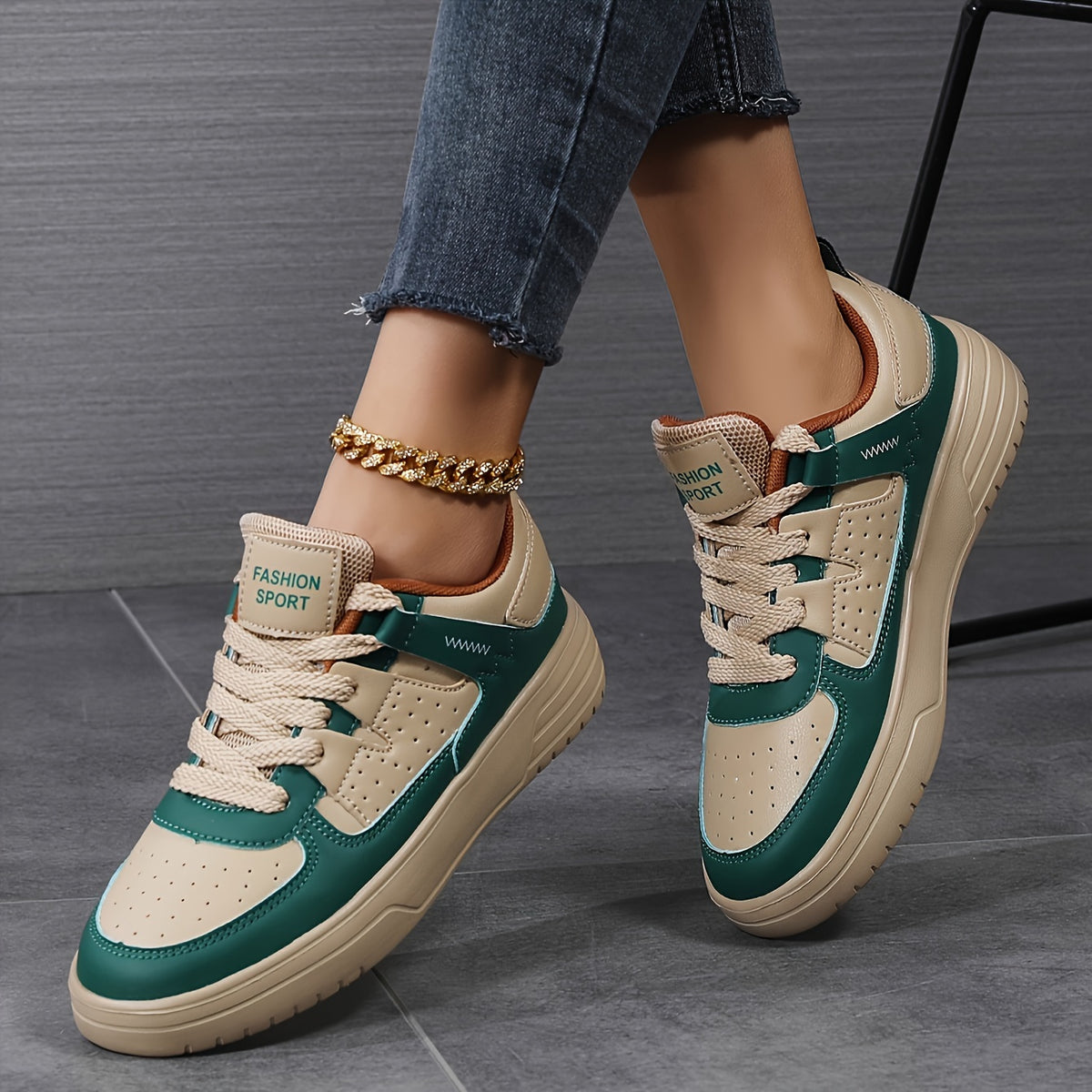 Women's Casual Fashion Sneakers with Laces, Women Shoes