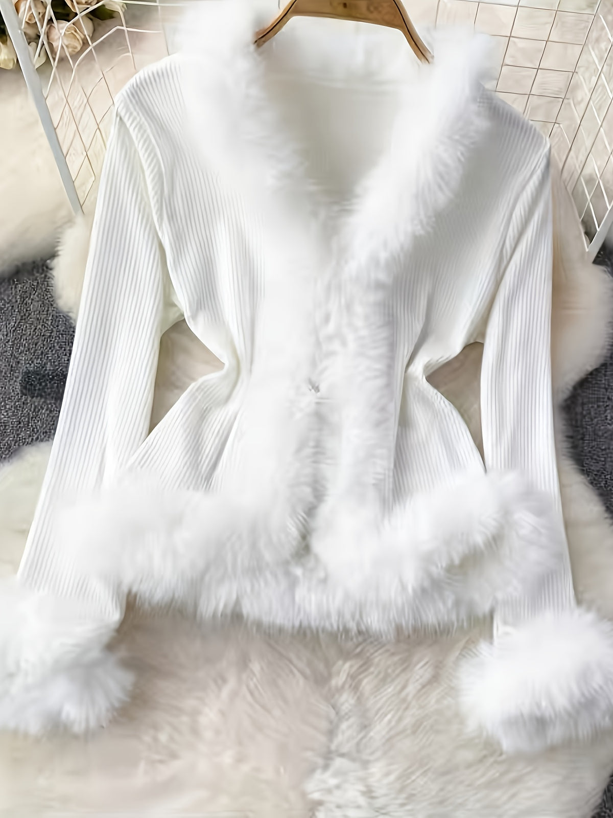 Casual Faux Top For Women | V-Neck, Long Sleeve, Solid Color, Fall/Winter Season