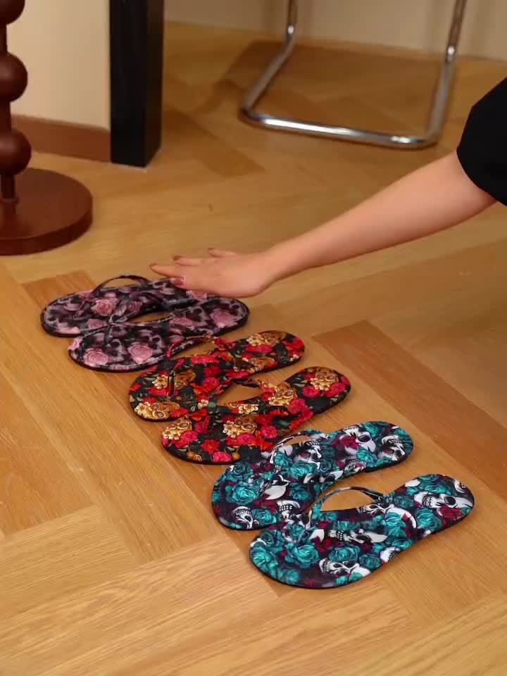 Halloween-Themed Flip-Flops Women'S Sandals, Women Shoes