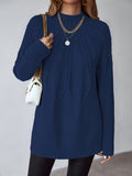 Women'S Stand Collar Off-Shoulder Sweater