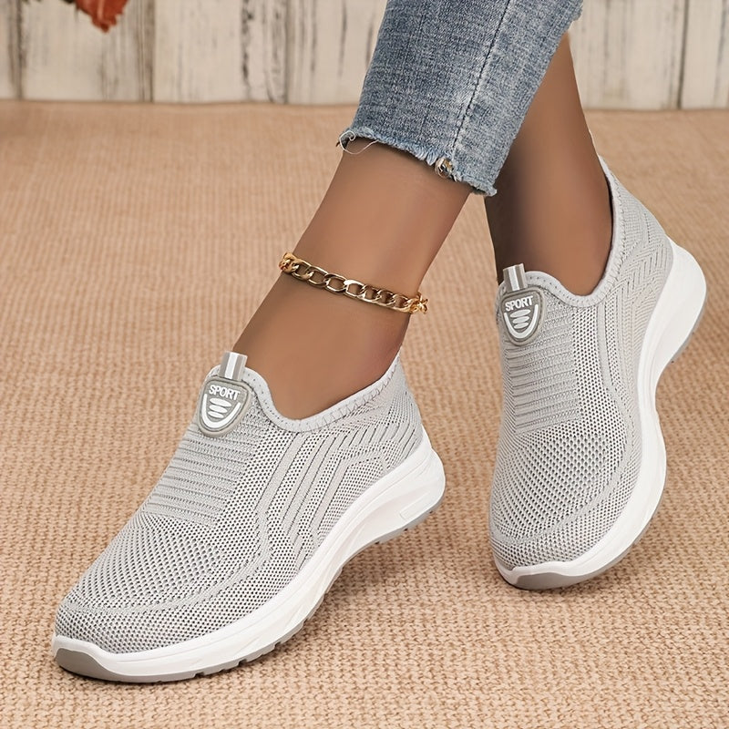 Women'S Casual Sneakers, Soft Comfortable Mesh Knit Upper Breathable Lightweight, And Wear-Resistant, Women Shoes