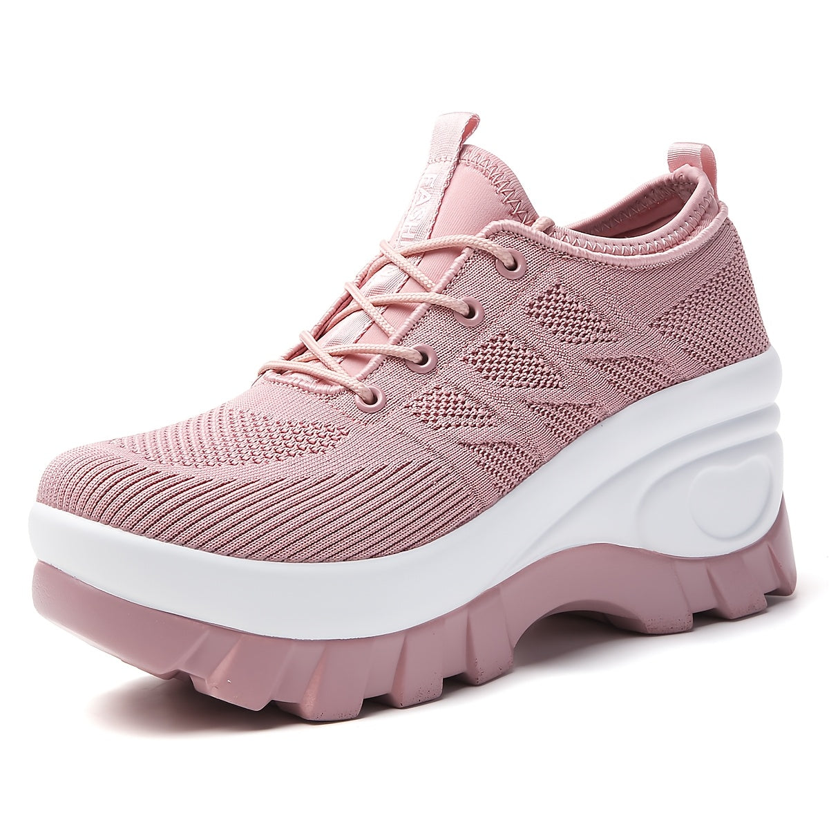 New Spring Summer Style Women'S Shoes Casual Athletic Shoes Comfortable Daily Thick Sole Height Increasing Women Shoes, Sneakers