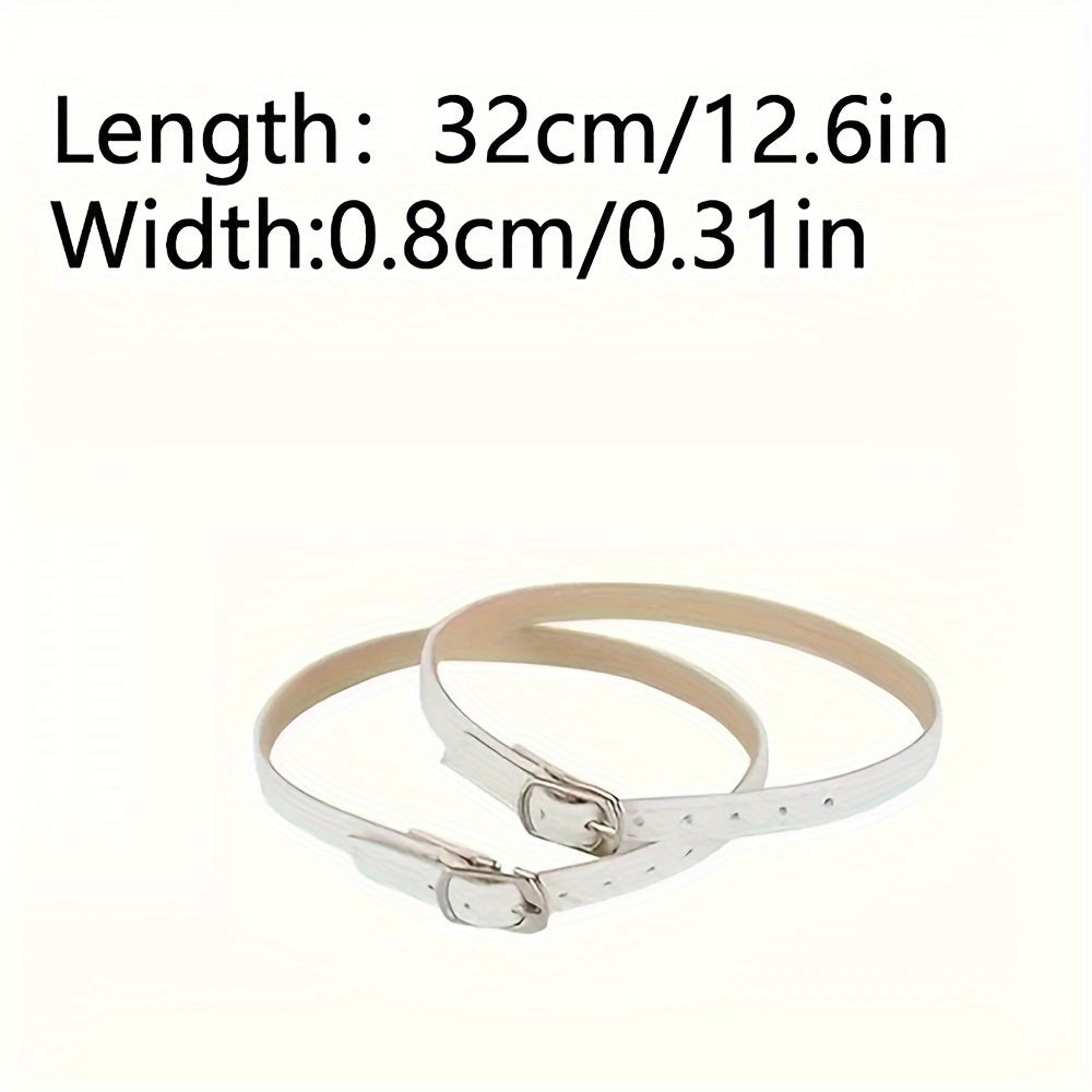 2pcs Women'S High Heels Non-Heel Dual-Use Ankle Wrap Shoelace Shoe Accessory Foot Binding Shoelace, Women Shoes