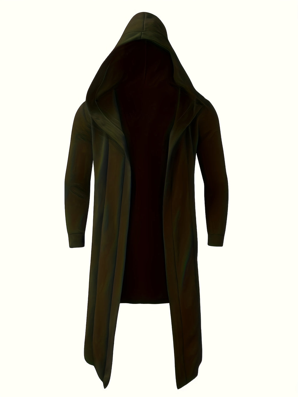 Men's Hooded Cardigan Robe, Casual Home Sleepwear for Daily Wear, Winter Clothes for Men