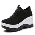New Spring Summer Style Women'S Shoes Casual Athletic Shoes Comfortable Daily Thick Sole Height Increasing Women Shoes, Sneakers